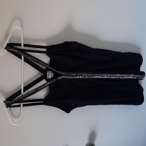 Black Large Daytrip tank top with beaded strap and accent from Buckle